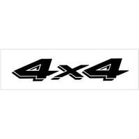 4X4 Decal (23 x 12") Gloss Black