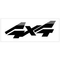 Ford 4X4 Off Road Decal (5" Tall x 12" Long) Black