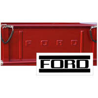 1953-72 Ford F100 Stepside/Flareside Tailgate Decal (Size: F= 215"X24" - 13" Tall Lines) Black