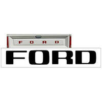 1980-86 Ford F150-F350 Styleside Tailgate Decal (Approx Size: F= 25"X39") Black Reflective