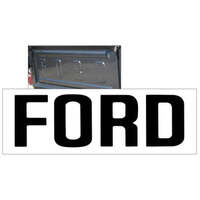 1980-86 Ford F150/F250 Stepside/Flareside Tailgate Decal (Size: F= 77"X38") Black Reflective