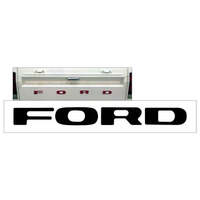 1977-82 Ford Courier Tailgate Decal Kit (Approx Size: F= 17" x 415") Black Reflective