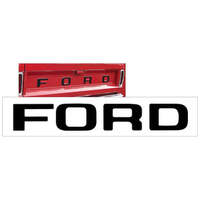 1961-66 Ford F100/F150 Styleside Tailgate Decal Letter Set (Approx Size "F 4" x 61") Red