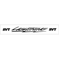 SVT Lightning Windshield Decal (375" Tall x 36" Long) Blue