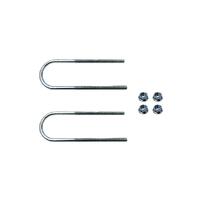 U Bolts 12mm Round with Nuts - 85mm - Pair