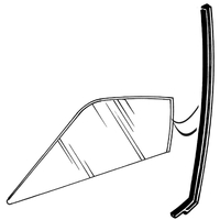 Door Glass Seal - 1968-69 Ford Car