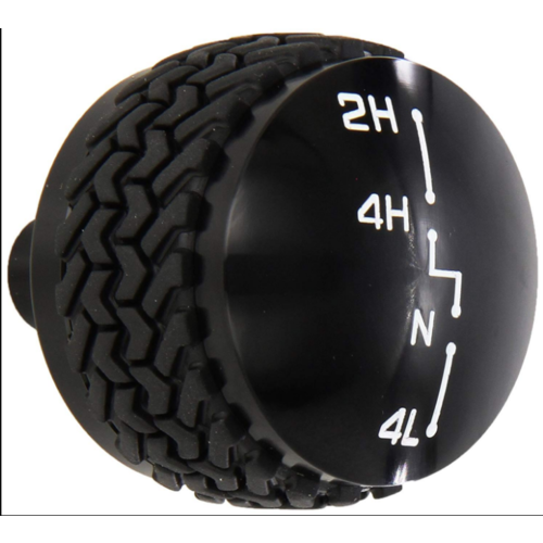 Jeep YJ 4WD Transfer Case Knob (Black)