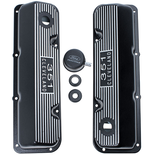 Ford Racing M-6582-C351BK Ford Racing Valve Covers (302C 351C) Satin ...