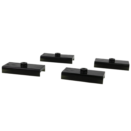 Whiteline Leaf Spring Insulator Pads XK - EL Falcon Black Polyurethane